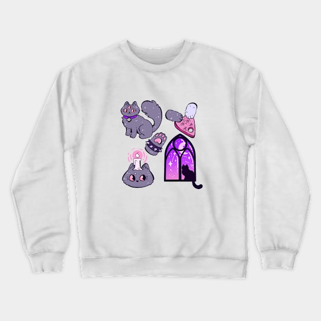 Occult cats Crewneck Sweatshirt by nomsikka